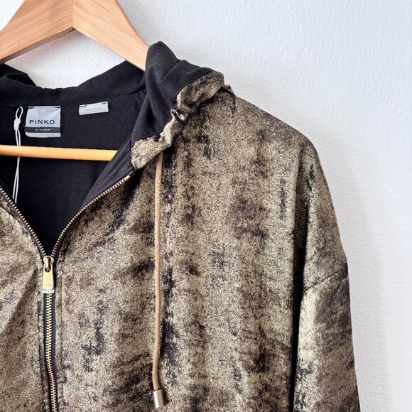 PINKO Vega Giubbino Hoodie Jacket - Picture 4 of 8